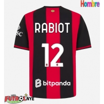 Camiseta AC Milan Adrien Rabiot #12 Primera Equipación 2026-27 manga corta